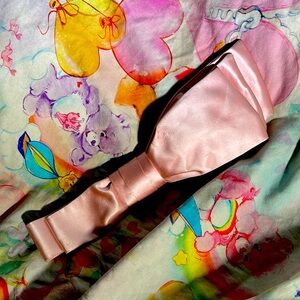 Valentino Pink Satin Clutch